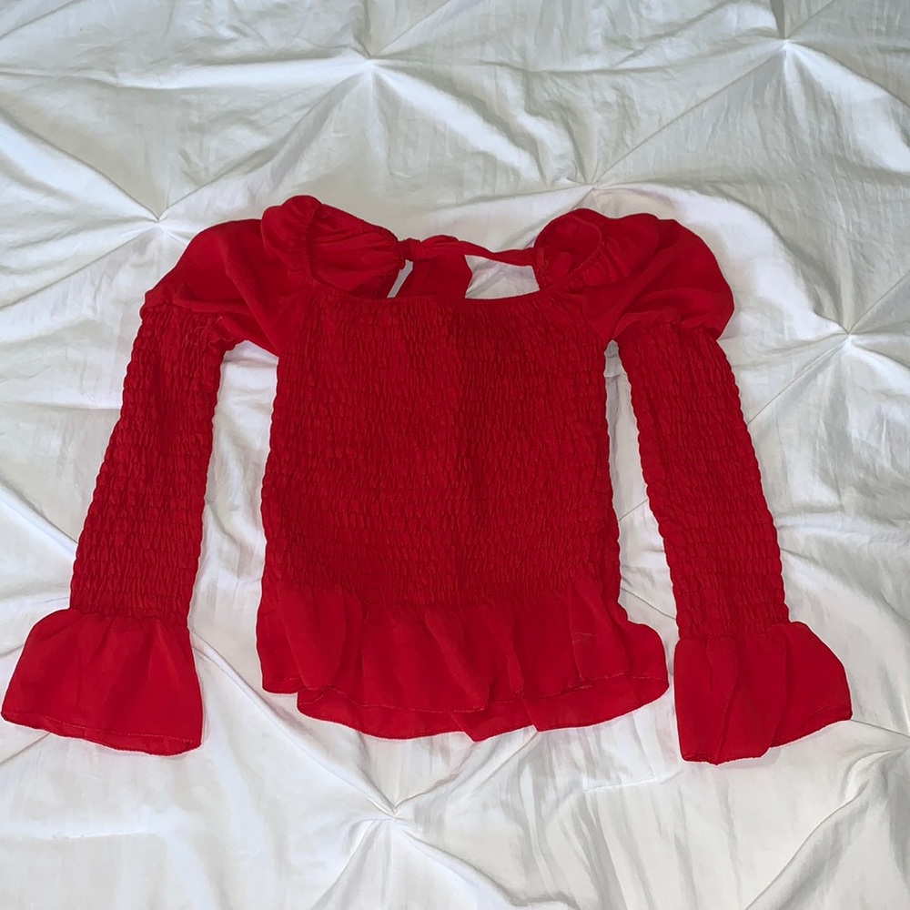 Boohoo Red Top